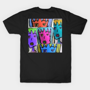 Rainbow Blonde Lady T-Shirt